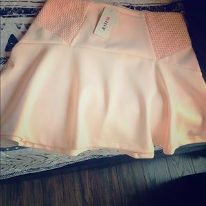 JustFab size small light pink skirt